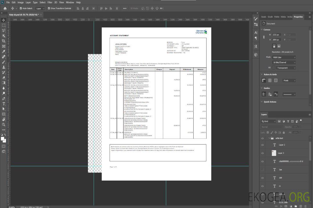 Modèle Word et PDF de relevé bancaire India Standard Chartered scr template Modèle Word et PDF de relevé bancaire India Standard Chartered scr template